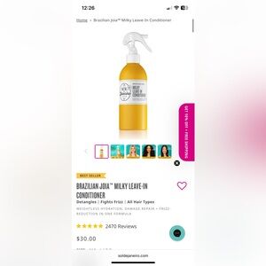 Sol de Janeiro Vibrant Yellow Hair Conditioner